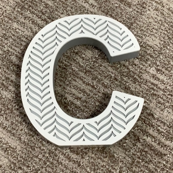 Other - “C” wood painted and designed letter